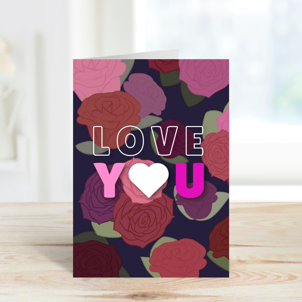LOVE YOU Greeting Card