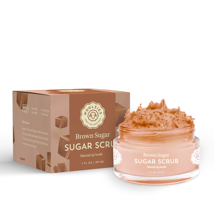 Woolzies Brown Sugar Natural Lip Scrub
