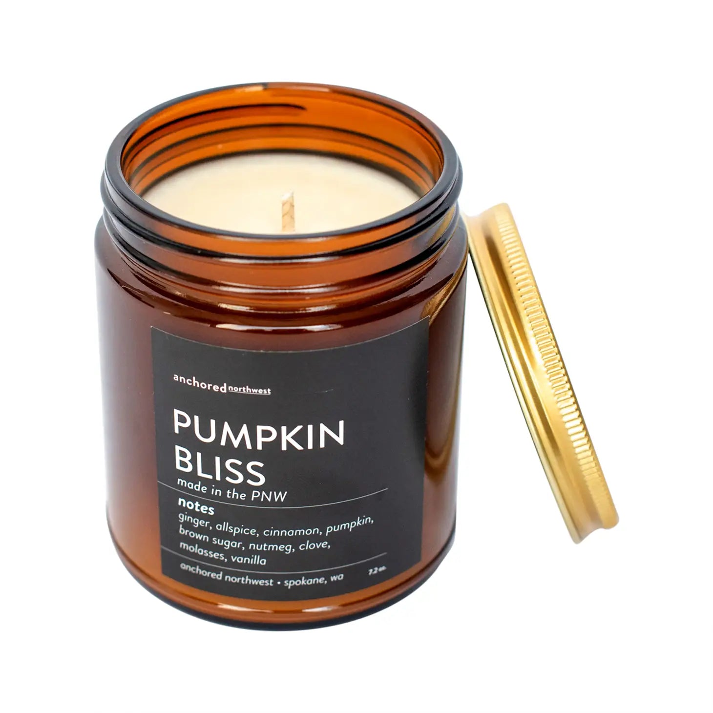 Anchored Northwest Pumpkin Bliss Soy Candle