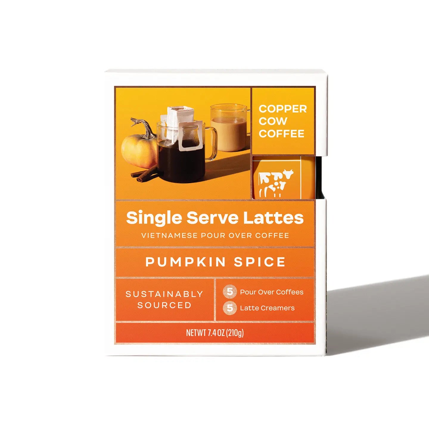 Copper Cow Coffee Pumpkin Spice Single Serve Lattes