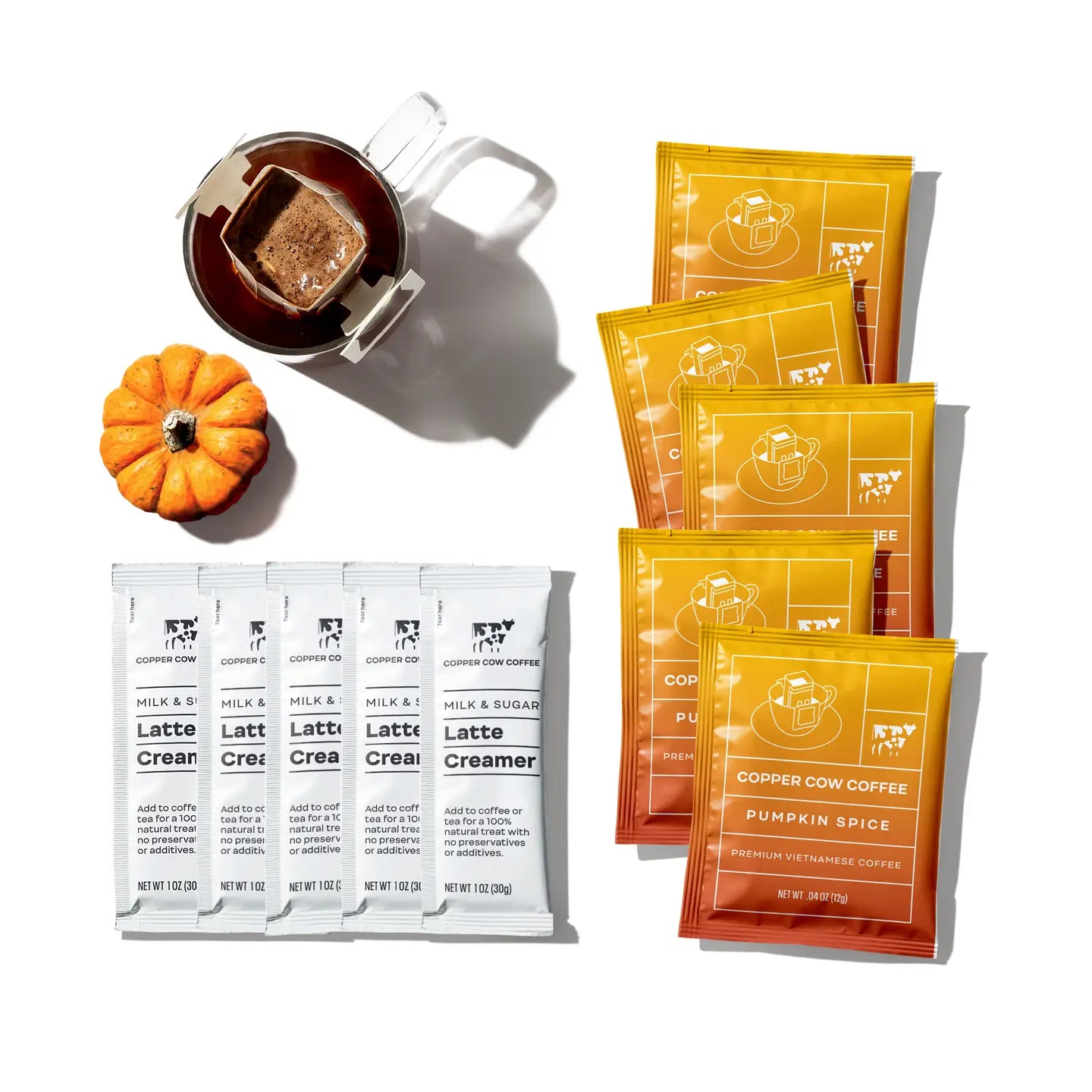 Copper Cow Coffee Pumpkin Spice Single Serve Lattes