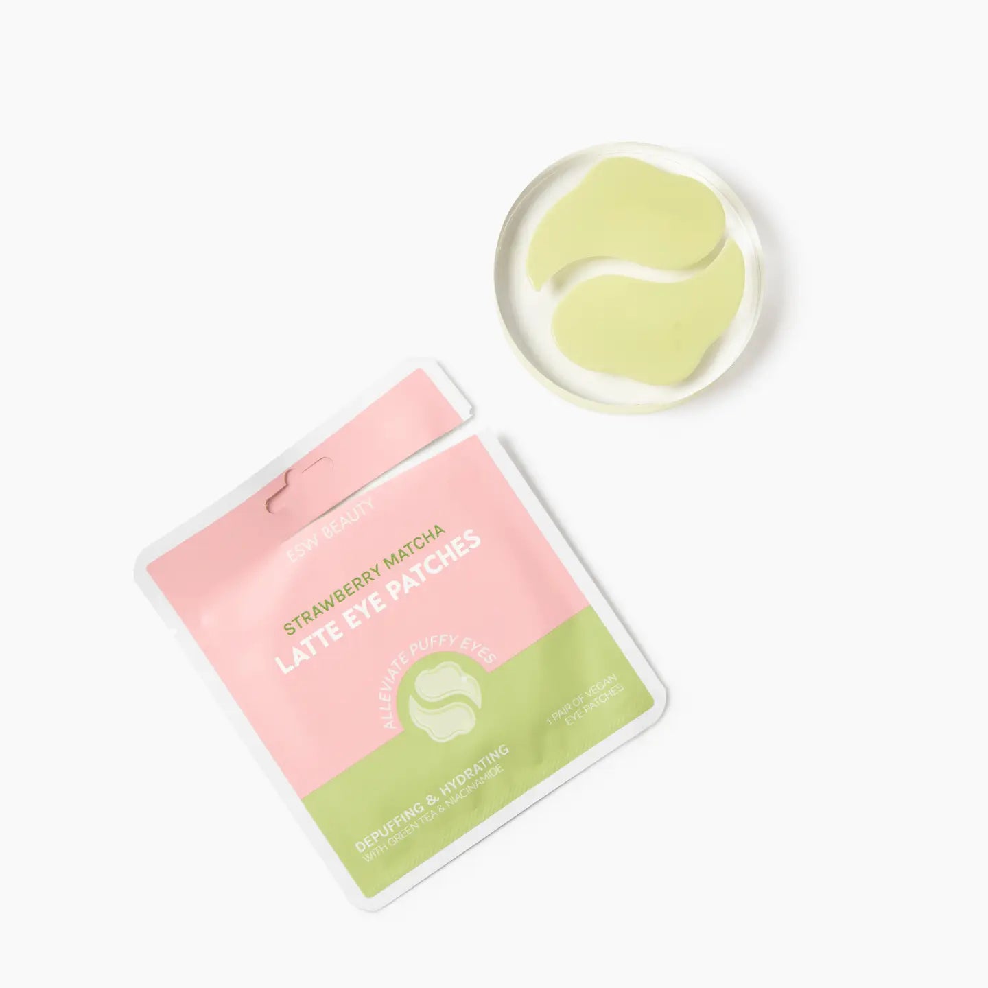 ESW Beauty Strawberry Matcha Latte Depuffing & Hydrating Eye Patches