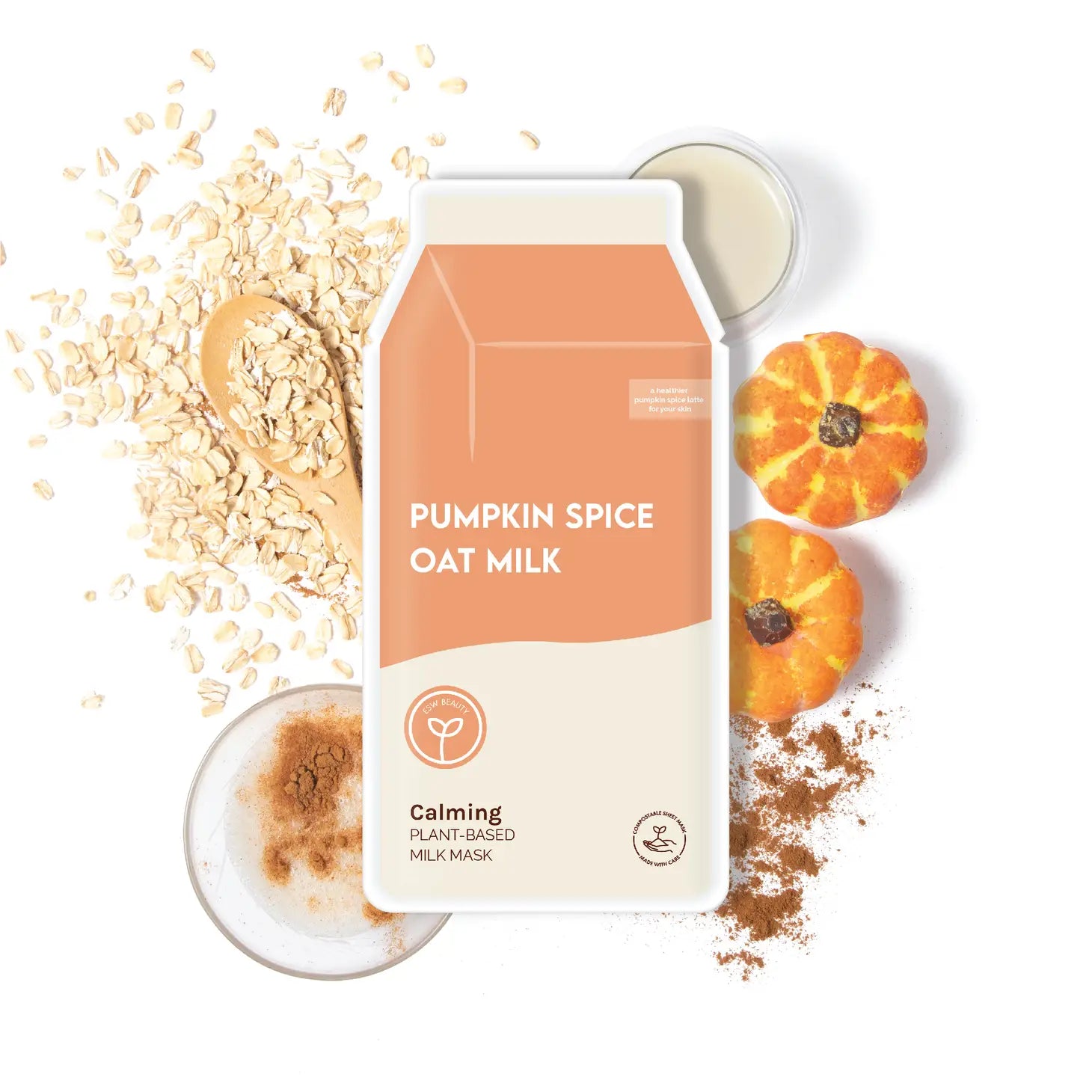 ESW Beauty Pumpkin Spice Oat Milk Mask