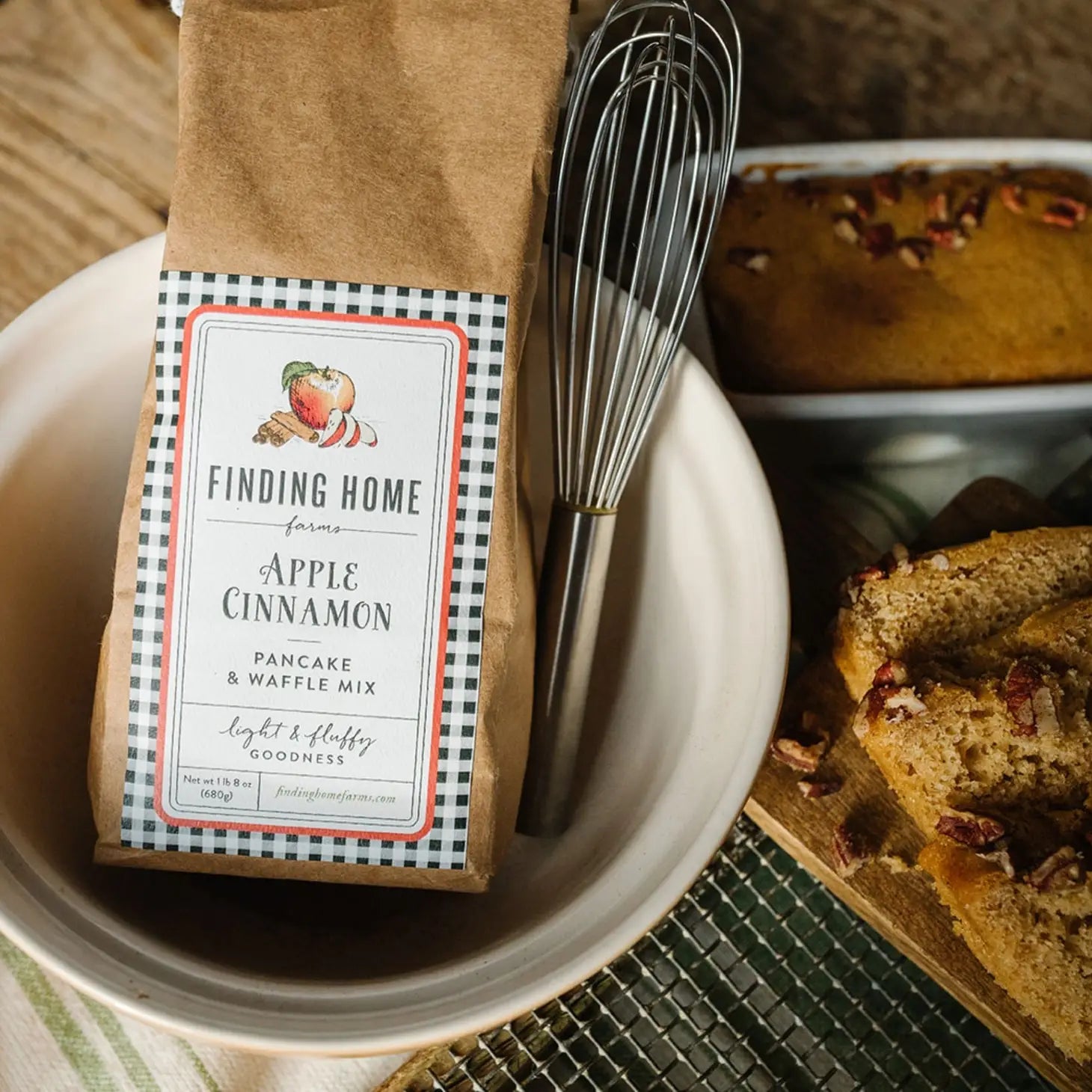 Finding Home Farms Apple Cinnamon Pancake & Waffle Mix