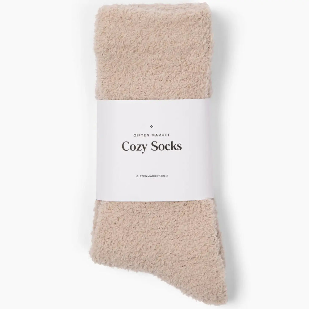 Giften Market Ivory Cozy Cloud Socks