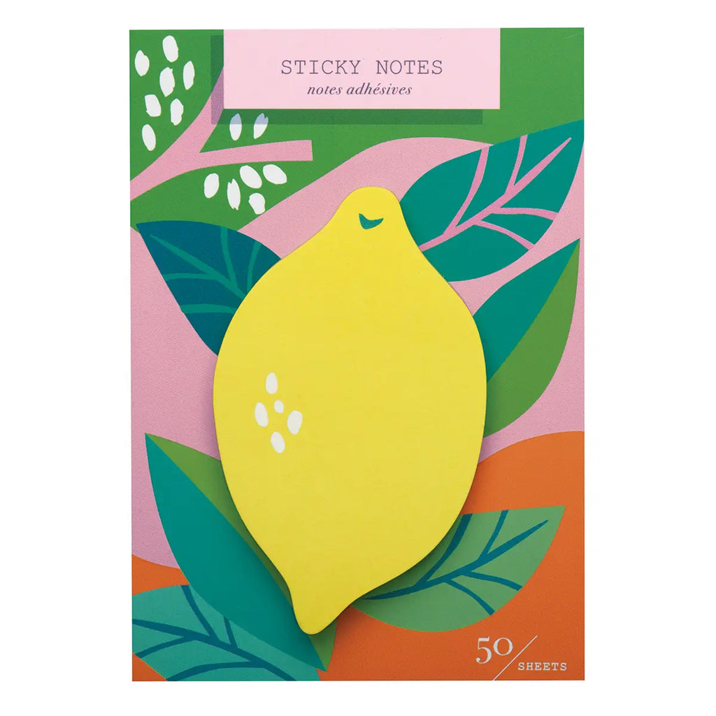 Girl of All Work Lemon Orchard Die Cut Sticky Notes