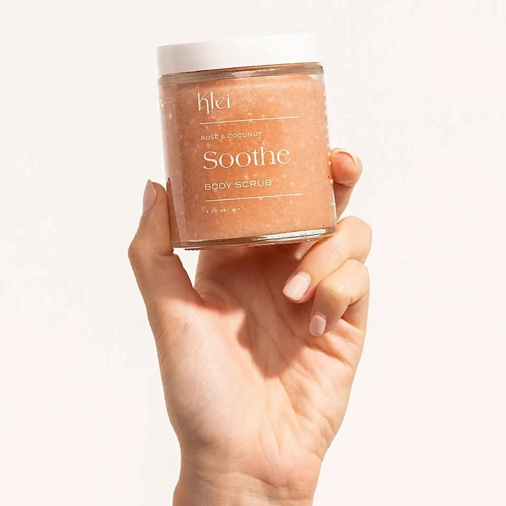 Klei Soothe Soothe Rose & Coconut Natural Sugar Body Scrub