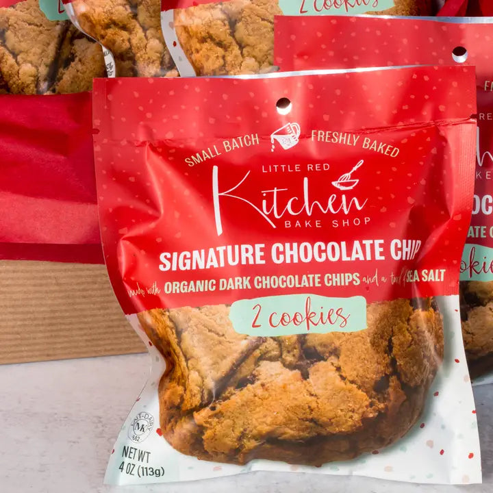 Little Red Kitchen Bake Shop Signature Chocolate Chip Cookies (2-Pack)