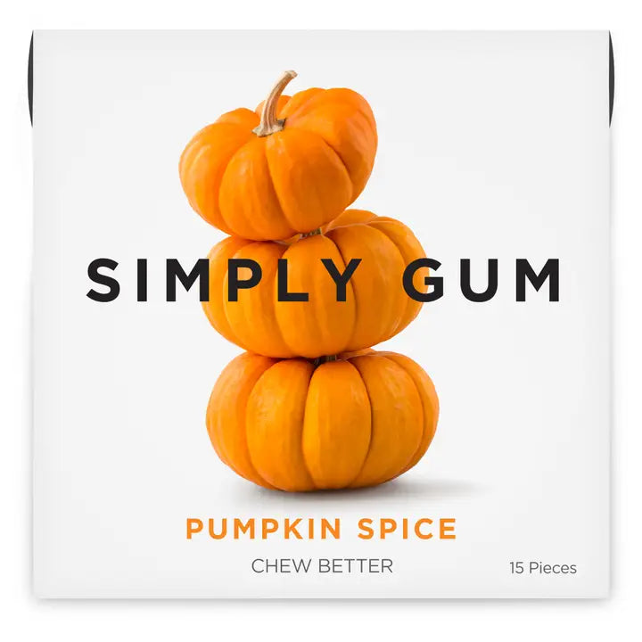 Simply Gum Pumpkin Spice Natural Chewing Gum