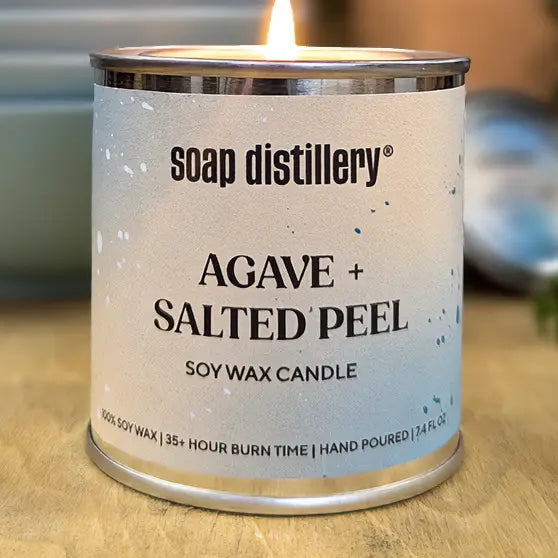 Soap Distillery Agave Salted Peel Soy Wax Candle