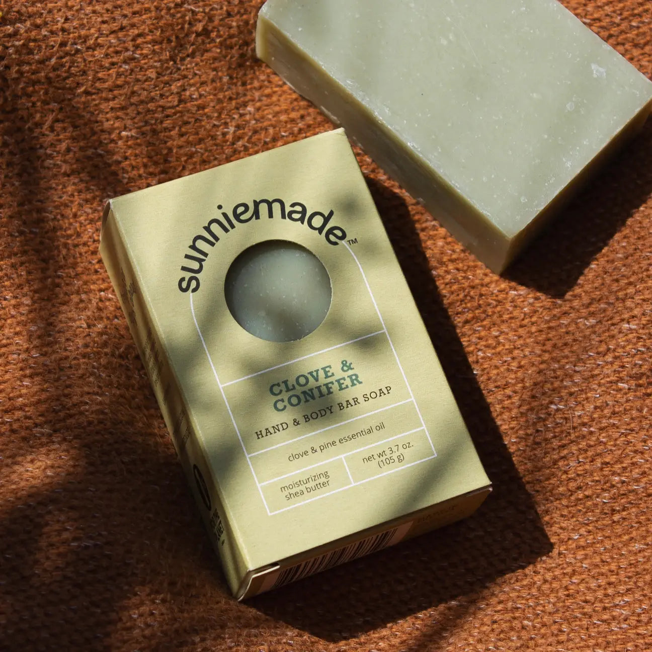 Sunniemade Clove & Conifer Moisturizing Hand & Body Bar Soap