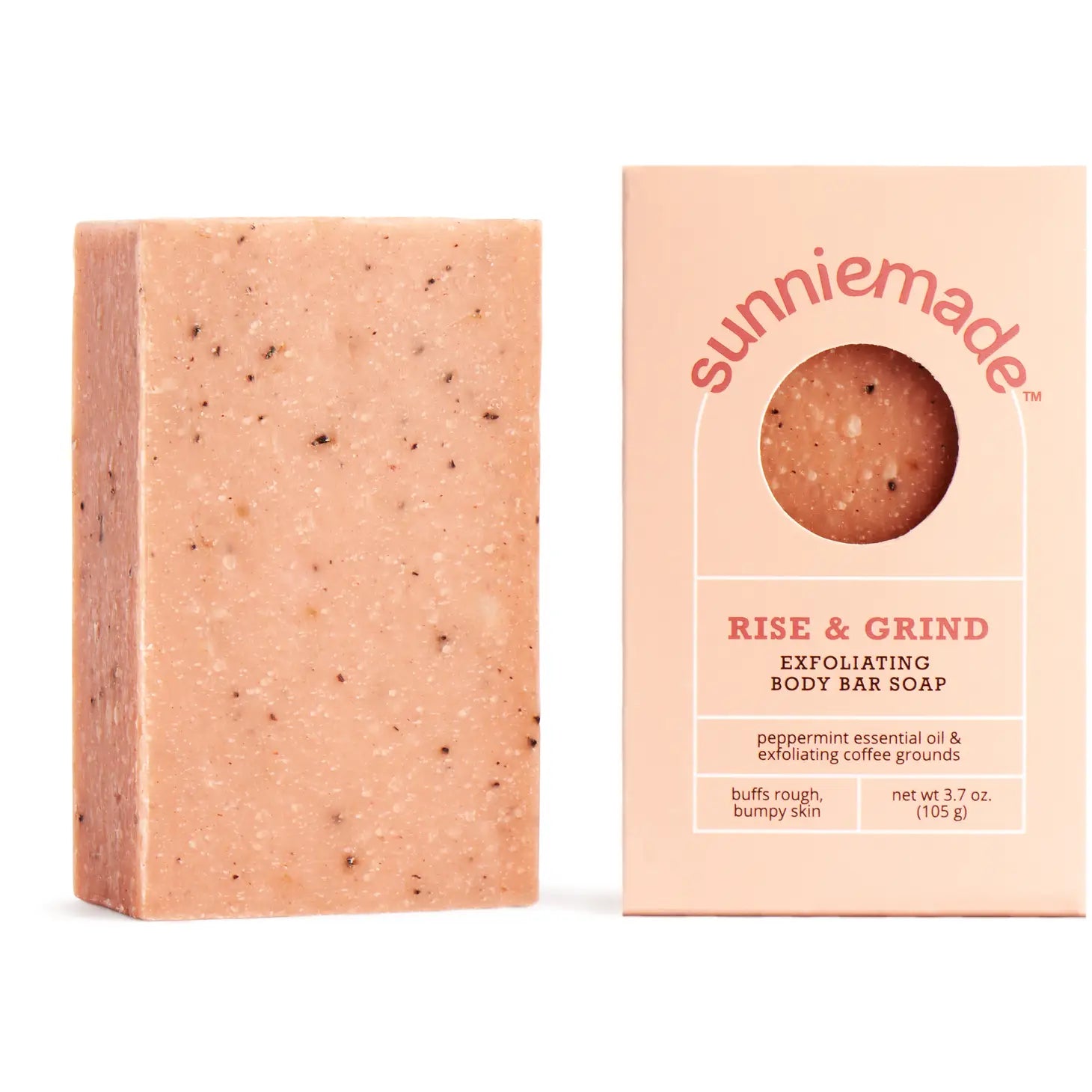 Sunniemade Rise & Grind Exfoliating Body Bar Soap
