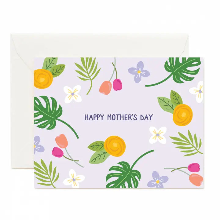 Tickle Me Lavender Happy Mother's Day Greeting Card