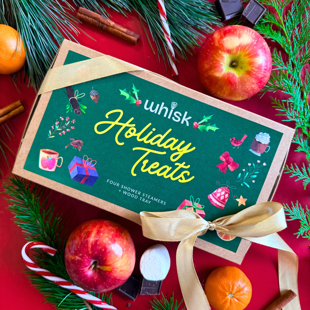 Whisk Aromatics Holiday Treats Shower Steamer Collection
