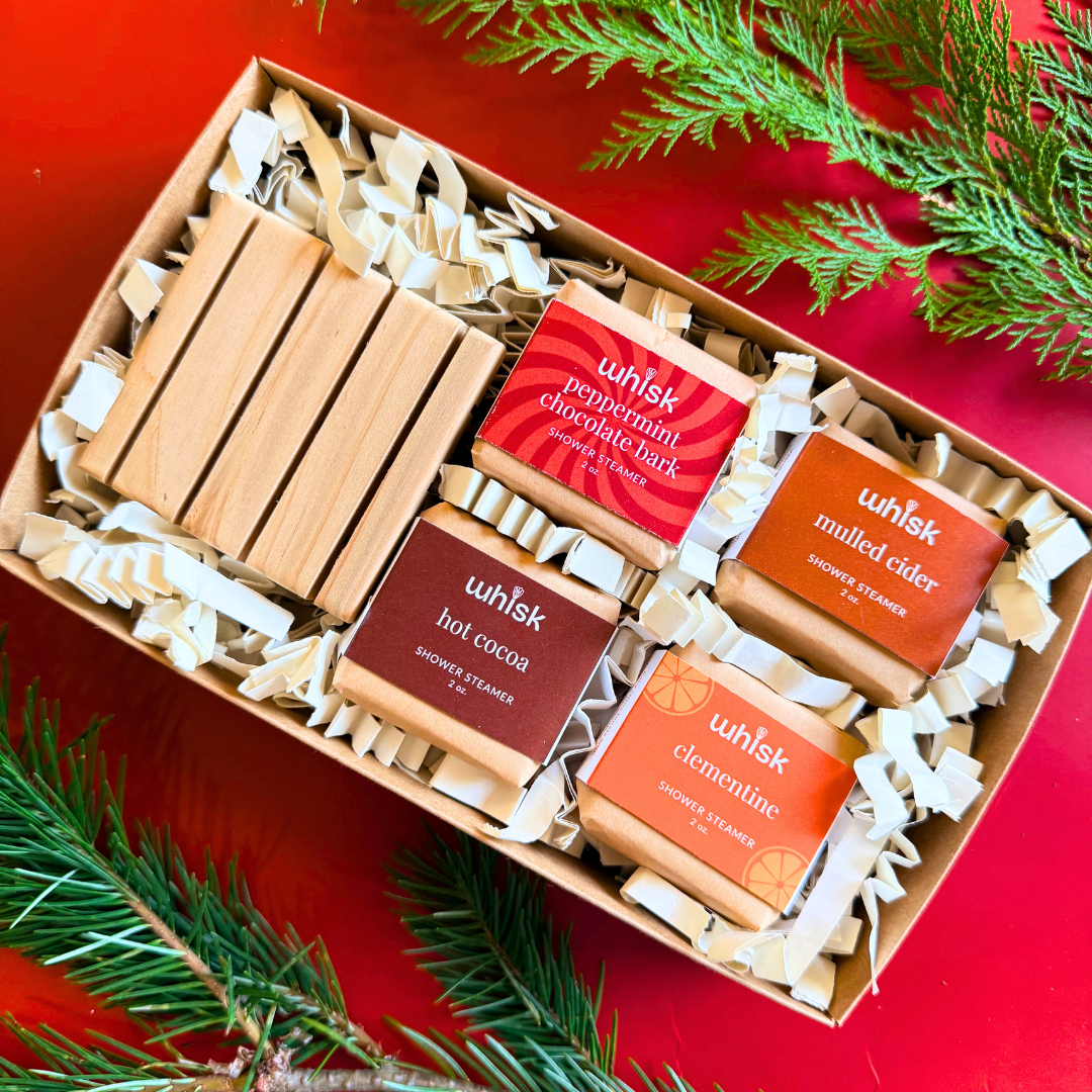 Whisk Aromatics Holiday Treats Shower Steamer Collection