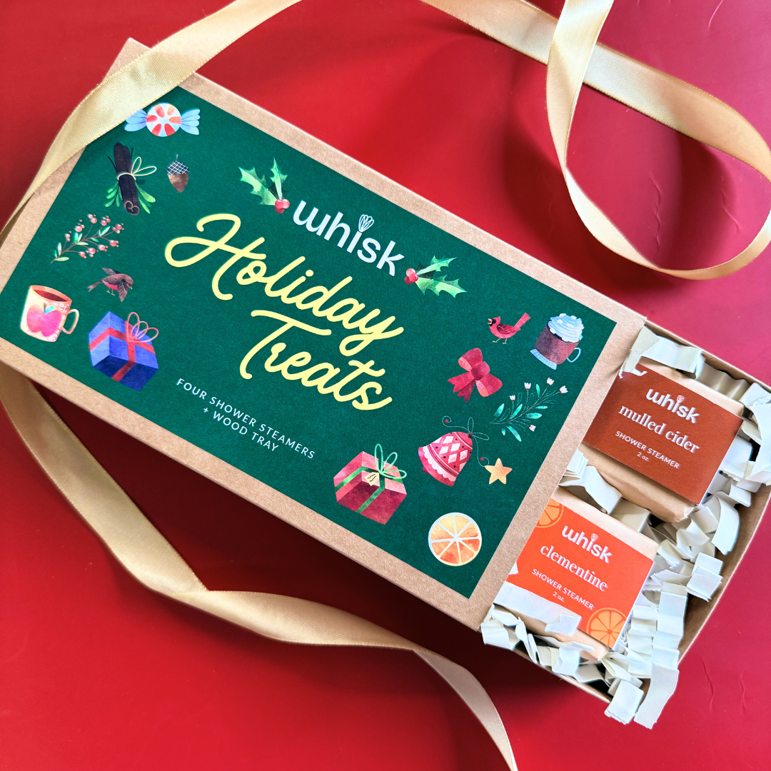 Whisk Aromatics Holiday Treats Shower Steamer Collection