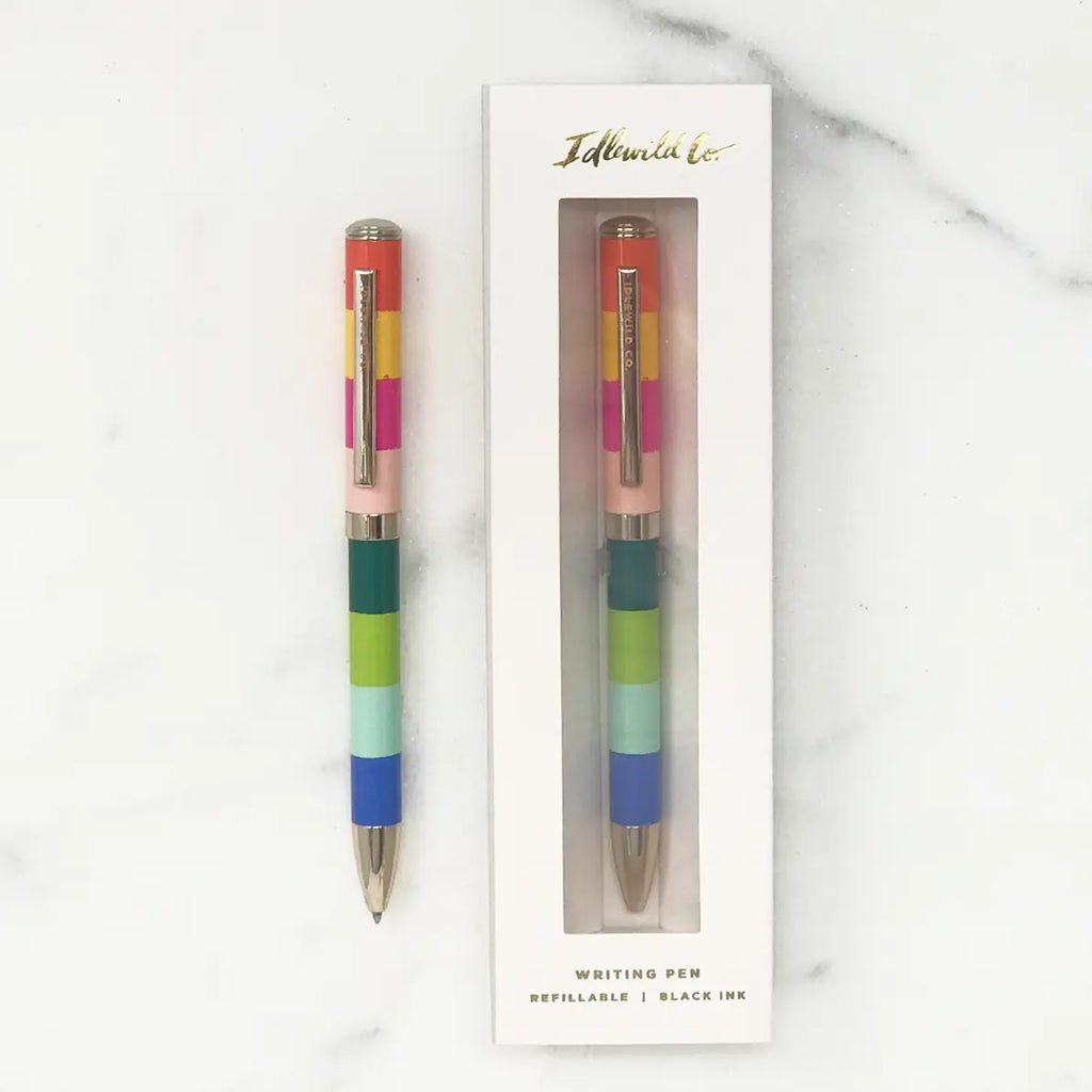 rainbow duotone slim pen set