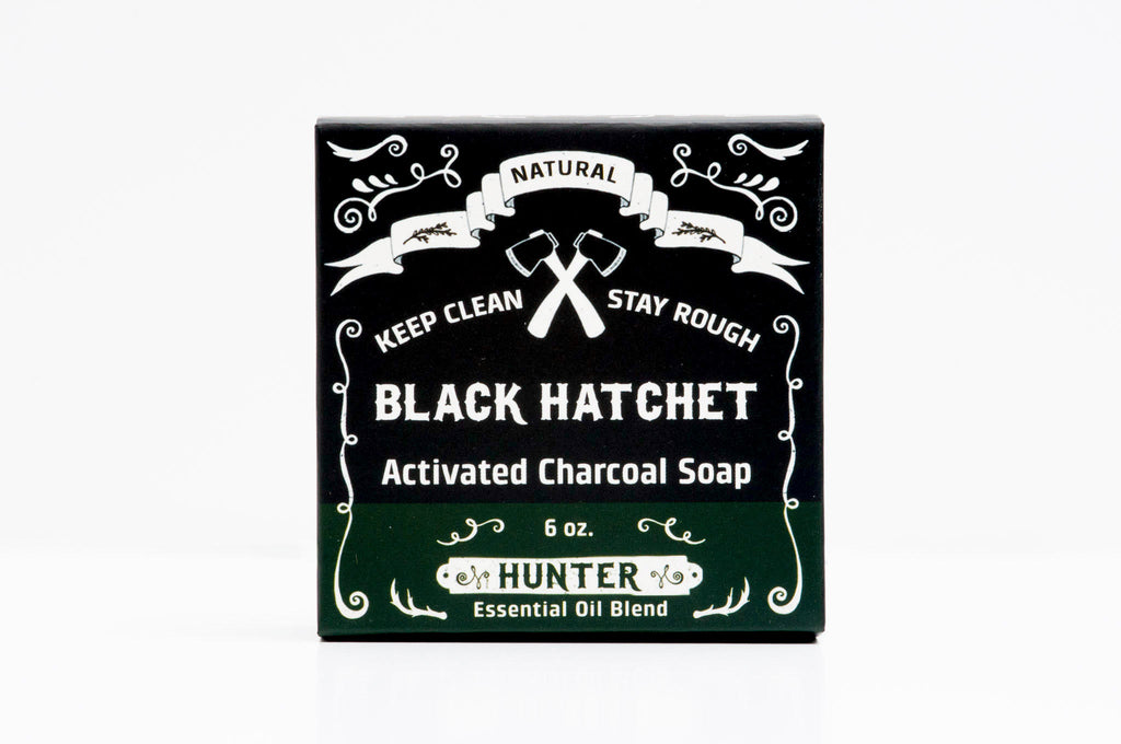 Black Hatchet Charcoal Bar Soap -- Hunter